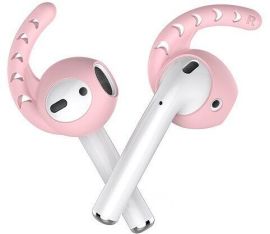 Акция на Насадки для наушников AhaStyle Silicone Ear Hooks Pink (AHA-01140-PNK) for Apple AirPods от Stylus