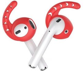 Акция на Насадки для наушников AhaStyle Silicone Ear Hooks Red (AHA-01140-RED) for Apple AirPods от Stylus