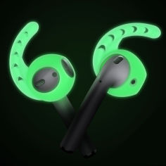 Акция на Насадки для наушников AhaStyle Silicone Ear Hooks Night Glow (AHA-01140-NGL) for Apple AirPods от Stylus