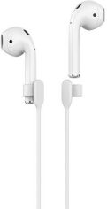 Акция на Держатель для наушников AhaStyle Earphone Strap White (AHA-01610-WHT) for Apple AirPods от Stylus