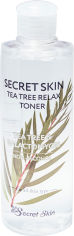Акция на Secret Skin Tea Tree Relax Toner Успокаивающий тонер с экстрактом чайного дерева 250 ml от Stylus