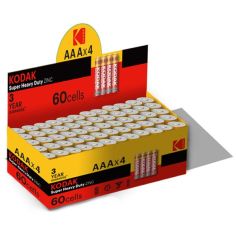 Акция на Батарейка Kodak EXTRA HEAVY DUTY R3 коробка 1x4 шт. (6409674) от Allo UA