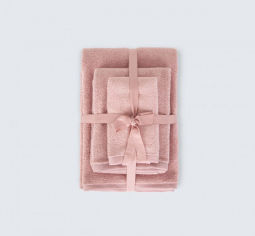 Акция на Набор махровых полотенец Owen Irya pembe розовый от Podushka