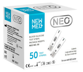 Акция на Тестовые полоски для глюкометра NEWMED Neo 50 шт S0217 от Rozetka