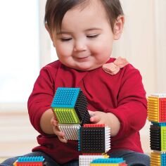 Акція на Набор развивающих игрушек Infantino Текстурные кубики 316051I ТМ: Infantino від Antoshka