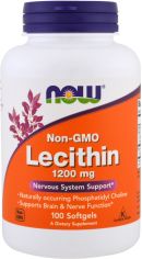 Акция на Аминокислота Now Foods Лецитин 1200 мг 100 желатиновых капсул (733739022103) от Rozetka