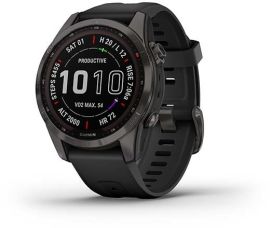 Акция на Garmin Fenix 7S Sapphire Solar Carbon Grey Dlc Titanium with Black Band (010-02539-25) от Y.UA