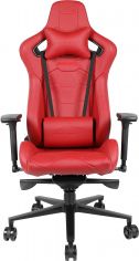 Акция на Кресло игровое Anda Seat Dracula Size M Red NAPA LEATHER (AD14-03-RB-L/C-R01) от Rozetka