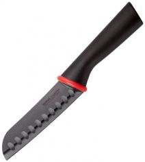 Акція на Нож сантоку Tefal Ingenio Ceramic Black с чехлом 13см (K1520414) від Stylus