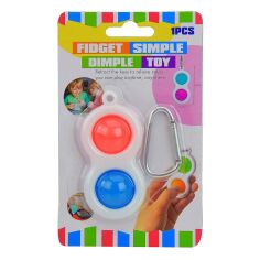 Акція на Игрушка-антистресс Shantou Simple Dimple 2-Bubbles SF210501 ТМ: Shantou Jinxing plastics ltd від Antoshka