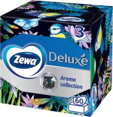 Акция на Zewa Deluxe Aroma Col Салфетки косметические с ароматом 60 шт. от Stylus