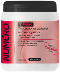 Акція на Numero Маска для волос для защиты цвета с экстрактом граната 1000 ml від Stylus