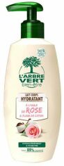 Акция на L’Аrbre Vert Молочко для тела увлажняющее с маслом розы 250 ml от Stylus