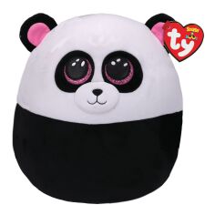 Акція на Мягкая игрушка-подушка TY Squish a boos Panda Bamboo 30 см 39192 ТМ: TY Inc від Antoshka