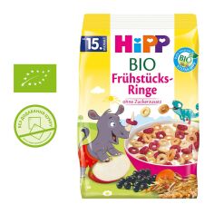 Акция на Органический сухой завтрак Hipp с ягодно-фруктовым миксом 135 г 3537 ТМ: HiPP от Antoshka