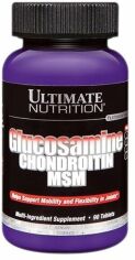 Акція на Ultimate Nutrition Glucosamine-Chondroitin Msm Глюкозамин Хондроитин МСМ 90 tabs від Y.UA
