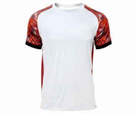 Акция на Футболка Azura T-Shirt A3 Gray-Red Camo L от Flagman