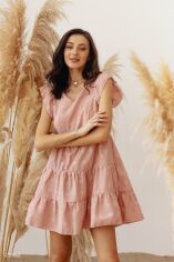 Акция на Розкльошена рожева сукня от Gepur