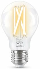 Акция на Умная лампа WiZ E27 7W (60W 806Lm) A60 2700-6500 филаментная Wi-Fi (929003017201) от MOYO