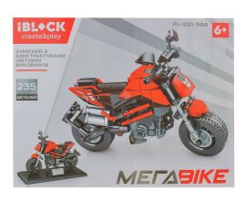 Акция на Конструктор IBLOCK Мотоцикл червоний (PL-921-368) от Будинок іграшок