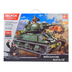 Акція на Конструктор IBLOCK Танк М4 Sherman 750 деталей (PL-921-355) від Будинок іграшок