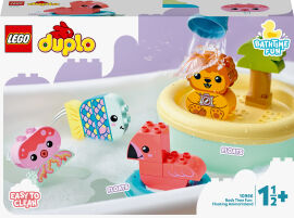Акція на Конструктор LEGO DUPLO Веселе купання: Плаваючий острів із тваринами (10966) від Будинок іграшок