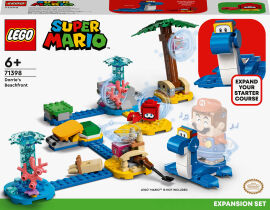 Акция на Конструктор LEGO Super Mario Додатковий набір «Пляж Доррі» (71398) от Будинок іграшок