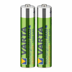 Акция на Аккумулятор VARTA Rechargeable accu AAA 1000mAh BLI 2 NI-MH Ready 2 USE (5703301402) от Будинок іграшок