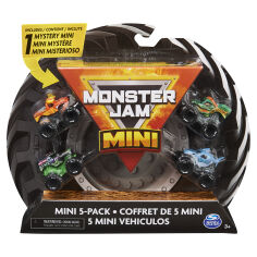 Акция на Набір машинок Monster Jam mini 5-pack (6061232) от Будинок іграшок