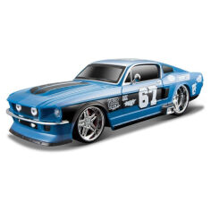 Акция на Автомодель Maisto Ford mustang GT 1967 синя 1:23 (81220/7) от Будинок іграшок