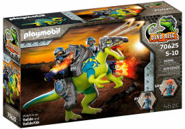 Акция на Конструктор Playmobil Dino rise Спинозавр: двойная защитная сила (70625) от Будинок іграшок