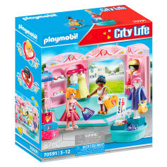 Акция на Конструктор Playmobil City life Модний магазин (70591) от Будинок іграшок