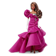 Акція на Колекційна лялька Barbie Signature Рожева колекція брюнетка (GXL13) від Будинок іграшок
