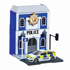Акция на Игровой набор Bburago City Полицейский участок (18-31502) от Будинок іграшок