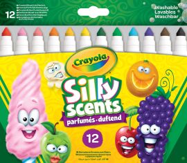 Акція на Набір фломастерів Crayola Silly Scents з ароматом 12 шт (256352.012) від Будинок іграшок