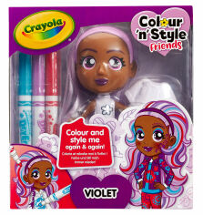 Акція на Набір для творчості Crayola Colour n Style Віолетта (918939.005) від Будинок іграшок