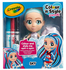 Акция на Набір для творчості Crayola Colour n Style Скай (918938.005) от Будинок іграшок