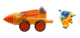 Акція на Ігровий набір Super Wings Бурильний автомобіль Донні (EU730843) від Будинок іграшок