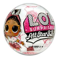 Акция на Кукольный набор LOL Surprise All-star BBs Футболистки Розовая молния сюрприз (572671/2) от Будинок іграшок