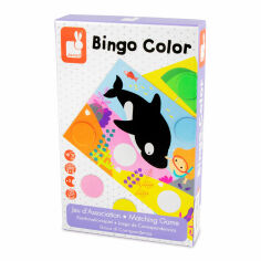 Акция на Настільна гра Janod Бінго кольори (J02693) от Будинок іграшок