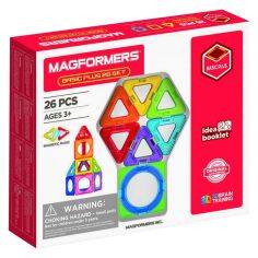 Акція на Магнитный конструктор Magformers Базовый плюс 26 деталей (715014) від Будинок іграшок