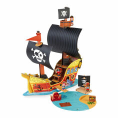 Акция на Ігровий набір Janod Корабель піратів 3D (J08579) от Будинок іграшок