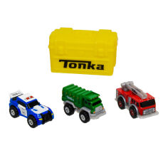 Акция на Набор микро машинок Tonka Городской транспорт металлический (06057) от Будинок іграшок