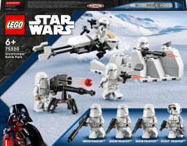 Акция на Конструктор LEGO Star Wars Сніговий штурмовик Бойовий набір (75320) от Будинок іграшок