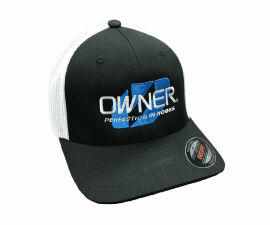 Акция на Кепка Owner Mesh Flexfit Trucker Hat Black/White от Flagman