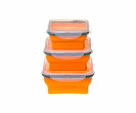 Акция на Набір контейнеров складных Tramp (0.4л, 0.7л, 0.9л), помаранчевий от Flagman