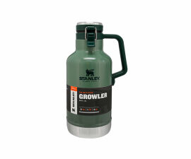 Акция на Термос для пива Stanley Easy-Pour Growler Hammertone Green 1.9л от Flagman