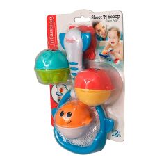 Акция на Игрушка для купания Infantino Сачок и мячики (205041I) от Будинок іграшок