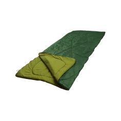 Акція на Спальный мешок на молнии Руно зеленый  размер 200 х 85 х 2 см, плотность 300 гр/м.кв від Podushka