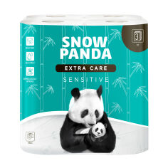 Акція на Туалетний папір Сніжна Панда Extra Care Sensitive 3-шаровий, 8 шт від Eva